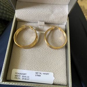 14kt Gold Earings